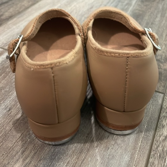 Bloch Tan Leather Mary Jane Tap Shoe size 10.5 - Picture 7 of 8